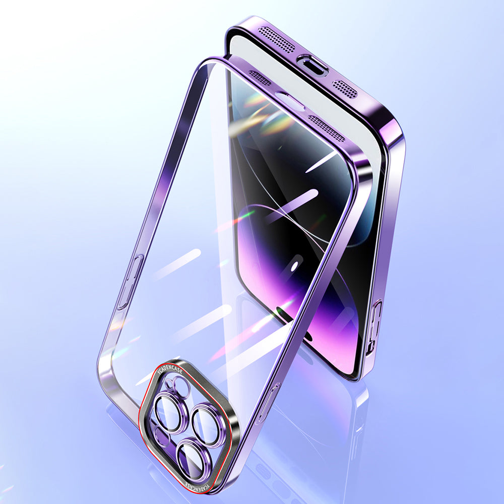 Hard PC Case for iPhone 14 Pro Max Electroplating Phone Case Tempered Glass Lens Cover Shockproof HD Case Hard PC Case for iPhone 14 Pro Max Electroplating Phone Case Tempered Glass Lens Cover Shockproof HD Case
